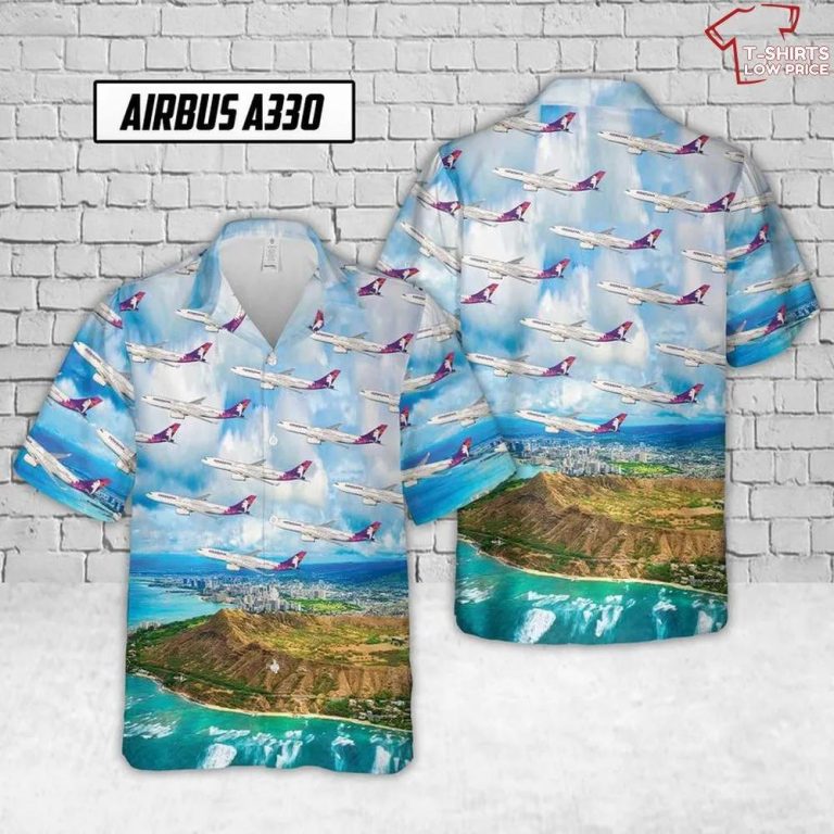 T-shirt Hawaiian Airlines Motif Moto - Blanc, Taille S à 5XL, Neuf Avec étiquettes
