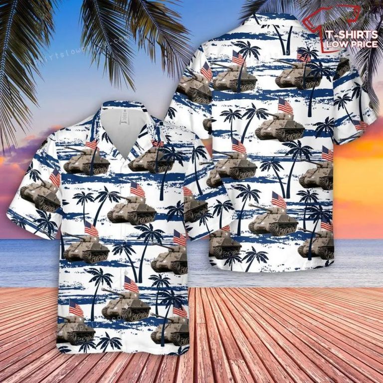 US Army M60A1 Tank July 4th Hawaiian Shirt HO3116