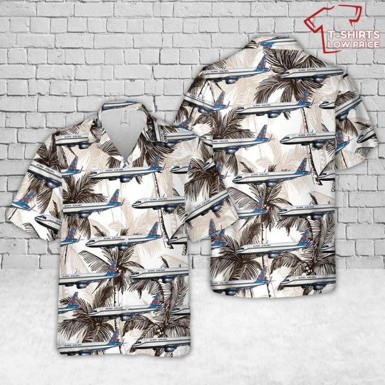 Aloha Airlines A320 Neo Flower Livery Hawaiian Shirt Cheap - T-shirts ...