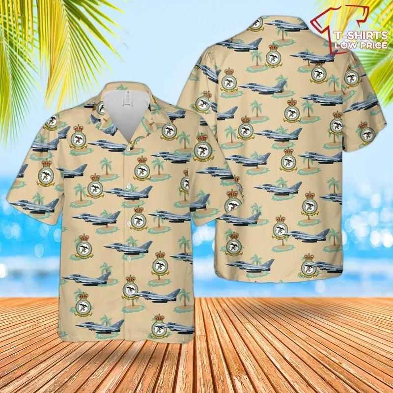 Royal Air Force Raf No 29 Squadron Typhoon T3 Hawaiian Shirt T 