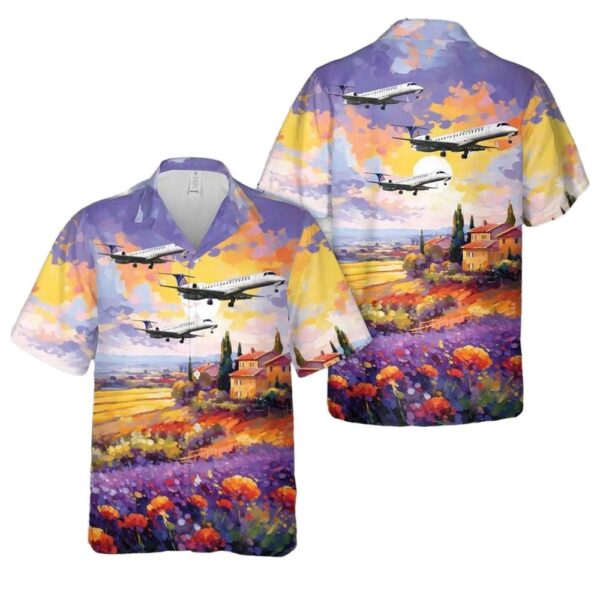 Continental Express (expressjet Airlines) Embraer Erj-145xr Hawaiian Shirt Outfit Continental Express (expressjet Airlines) Embraer Erj-145xr Hawaiian Shirt Outfit