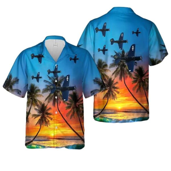 Curtiss Sb2c Helldiver Carrier-based Dive Bomber Aircraft Wwii Hawaiian Shirt Man