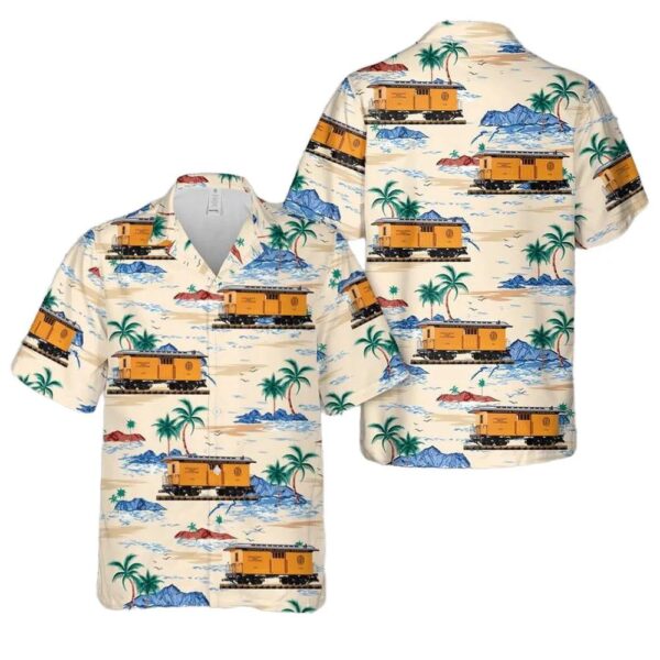 Denver & Rio Grande Western Passenger Car Hawaiian Shirt Cheap Denver & Rio Grande Western Passenger Car Hawaiian Shirt Cheap