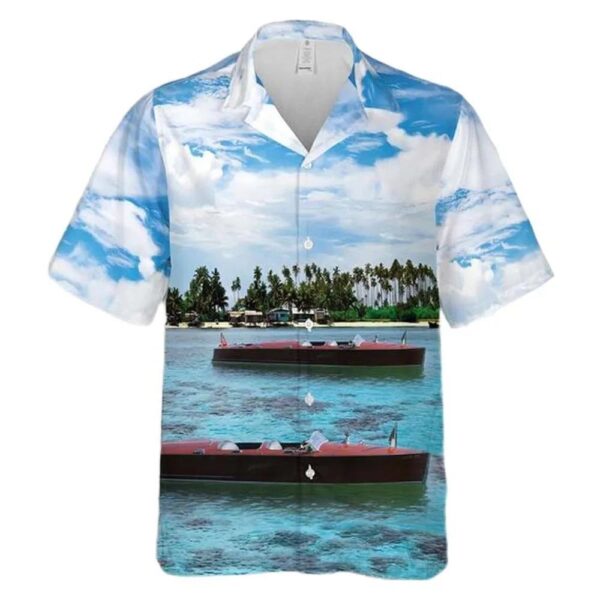 1938 28′ Hacker Craft Runabout Hawaiian Shirt Cheap