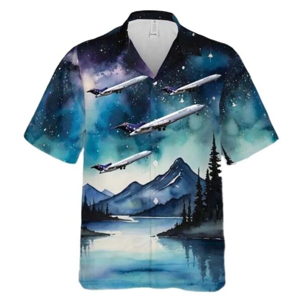 Ansett Boeing 727-277 Hawaiian Shirt For Men And Women