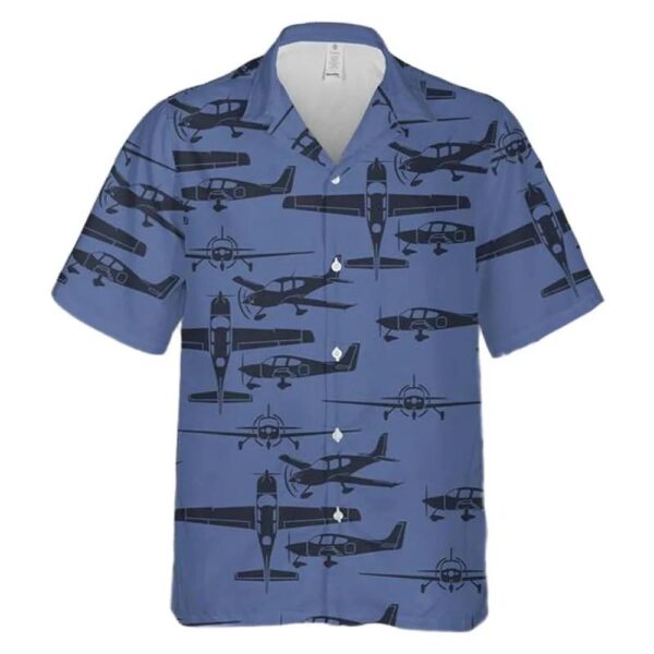 Cirrus Sr 20 Airplane Silhouettes Hawaiian Shirt Man Cirrus Sr 20 Airplane Silhouettes Hawaiian Shirt Man