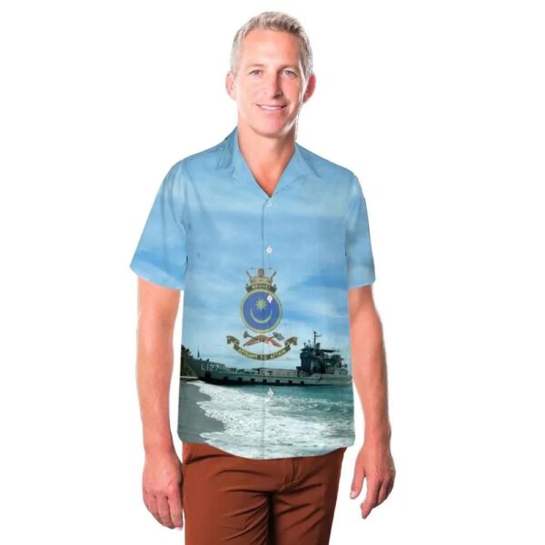 Royal Australian Navy Hmas Brunei (l127) Hawaiian Shirt For Men And Women