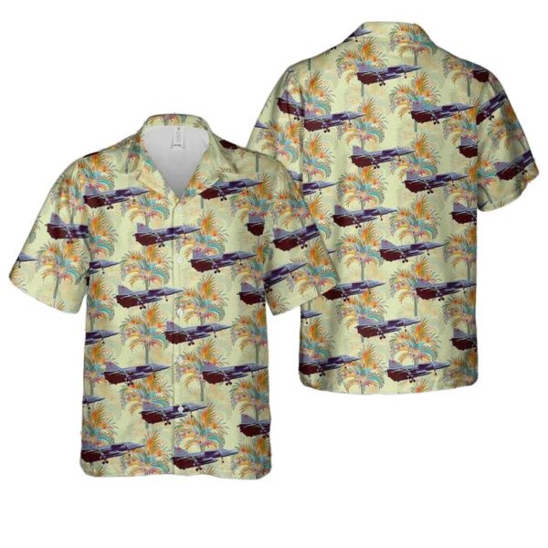 Swedish Air Force Saab Ja 37 Viggen F17-52 Aloha Hawaiian Shirt Swedish Air Force Saab Ja 37 Viggen F17-52 Aloha Hawaiian Shirt
