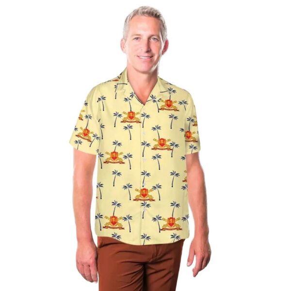 Us Army – 29th Field Artillery W Br – Ribbon Hawaiian Shirt Man Us Army – 29th Field Artillery W Br – Ribbon Hawaiian Shirt Man