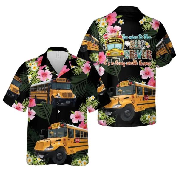 Us School Bus Driver Hawaiian Shirt Man Us School Bus Driver Hawaiian Shirt Man