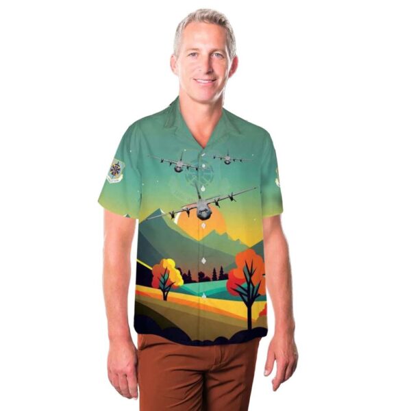 California Air National Guard Hollywood Guard C-130 Hawaiian Shirt For Men And Women