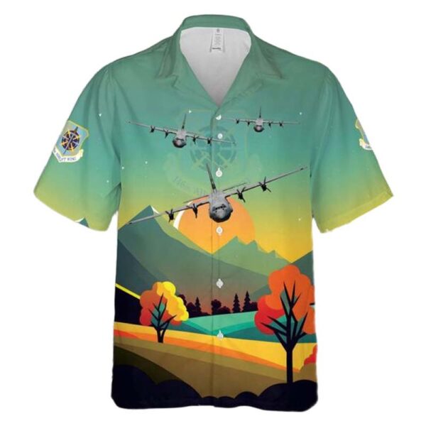 California Air National Guard Hollywood Guard C-130 Hawaiian Shirt For Men And Women