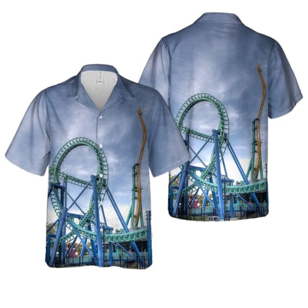 Dorney Park’s Roller Coasters Hawaiian Shirt For Men And Women