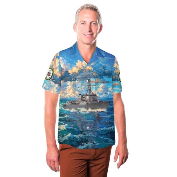 US Navy USS Michael Murphy (DDG-112) Hawaiian Shirt Cheap US Navy USS Michael Murphy (DDG-112) Hawaiian Shirt Cheap