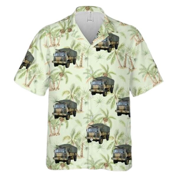 C696AWK Bedford MK Army Lorry Hawaiian Shirt Outfit C696AWK Bedford MK Army Lorry Hawaiian Shirt Outfit