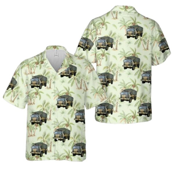 C696AWK Bedford MK Army Lorry Hawaiian Shirt Outfit C696AWK Bedford MK Army Lorry Hawaiian Shirt Outfit