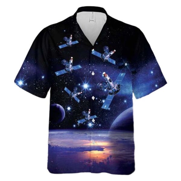 NASA Ranger 7 Lunar Spacecraft Hawaiian Shirt Outfit