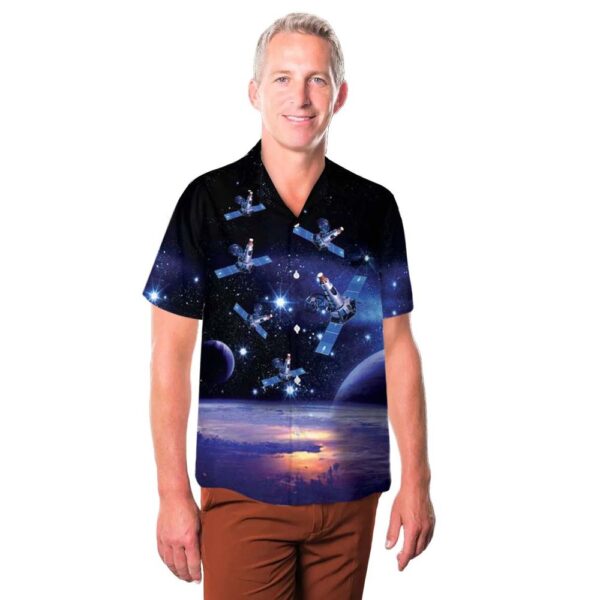 NASA Ranger 7 Lunar Spacecraft Hawaiian Shirt Outfit