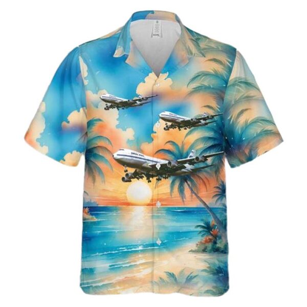 Pan Am B747-121 N737PA Clipper Ocean Herald Aloha Hawaiian Shirt Pan Am B747-121 N737PA Clipper Ocean Herald Aloha Hawaiian Shirt
