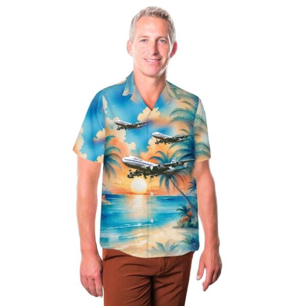 Pan Am B747-121 N737PA Clipper Ocean Herald Aloha Hawaiian Shirt Pan Am B747-121 N737PA Clipper Ocean Herald Aloha Hawaiian Shirt