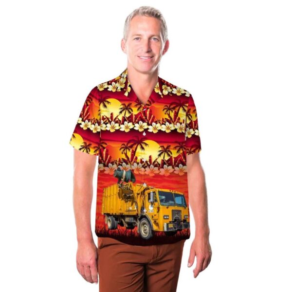 Peterbilt 310 – Heil Formula 7000 Garbage Truck Button Up Hawaiian Shirt Peterbilt 310 – Heil Formula 7000 Garbage Truck Button Up Hawaiian Shirt