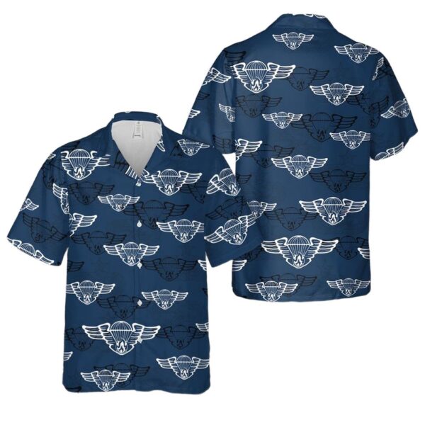 Smokejumpers Silhouette Cheap Hawaiian Shirt