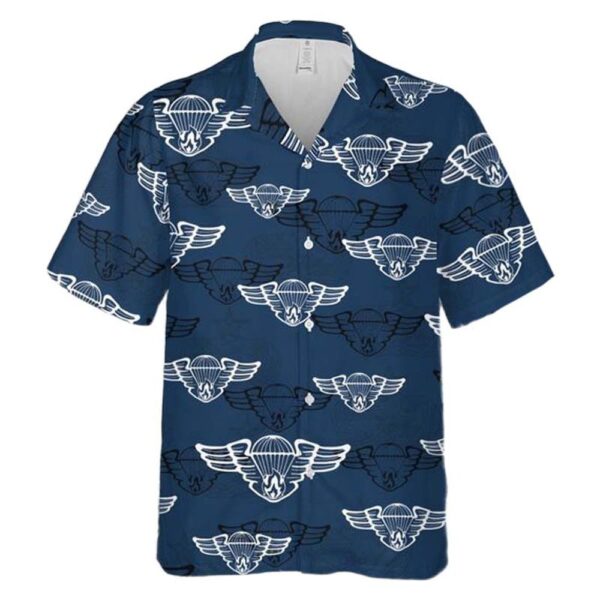 Smokejumpers Silhouette Cheap Hawaiian Shirt