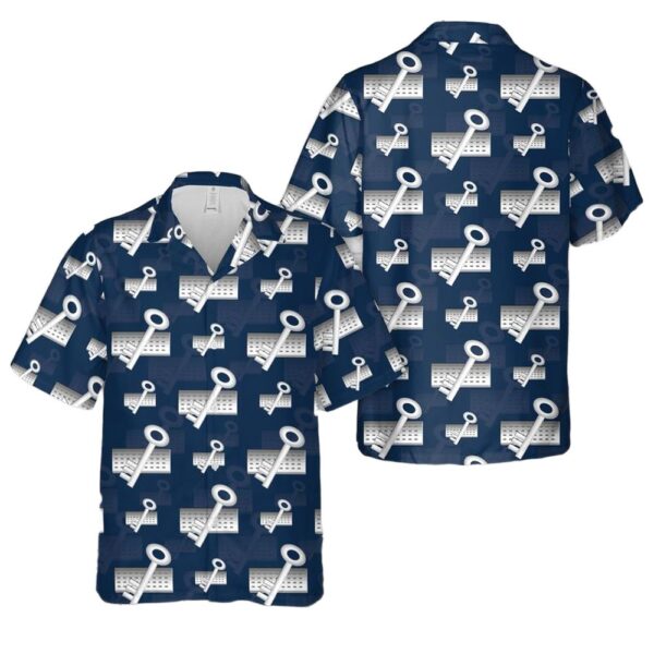 US Navy Disbursing Clerk Button Up Hawaiian Shirt US Navy Disbursing Clerk Button Up Hawaiian Shirt