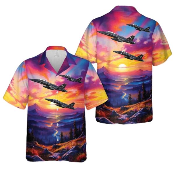US Navy F-A-18F Super Hornet VX-9 Vampires XE1 – 166673 Naval Air Weapons Station (NAWS) China Lake CA 2023 Aloha Hawaiian Shirt