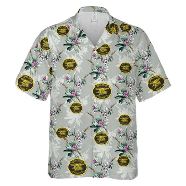 US Navy SEAL Team 3 – Naval Special Warfare Command (NSWC) Hawaiian Shirt Outfit US Navy SEAL Team 3 – Naval Special Warfare Command (NSWC) Hawaiian Shirt Outfit