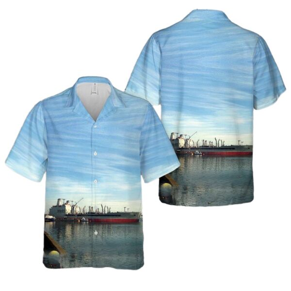 US Navy USNS Henry Eckford (T-AO-192) Hawaiian Shirt Outfit US Navy USNS Henry Eckford (T-AO-192) Hawaiian Shirt Outfit