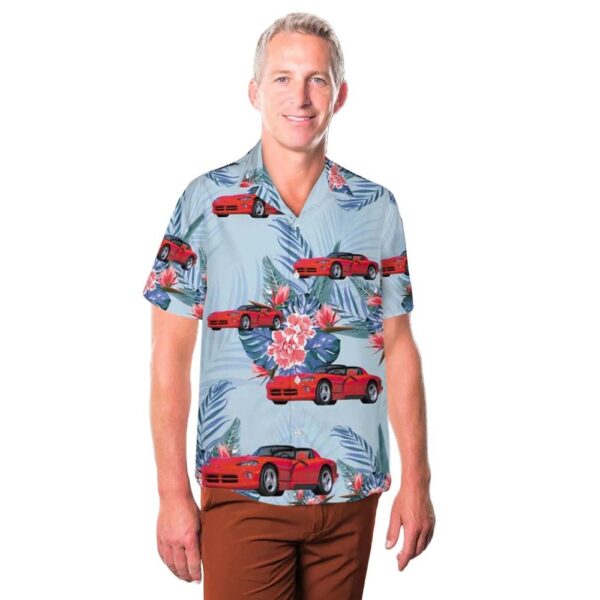 1992 Dodge Viper RT10 Roadster Button Up Hawaiian Shirt 1992 Dodge Viper RT10 Roadster Button Up Hawaiian Shirt