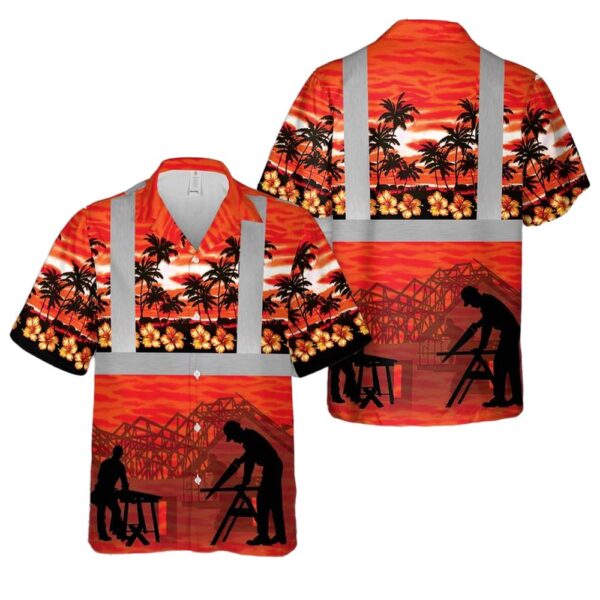 Carpenter Tropical Aloha Hawaiian Shirt