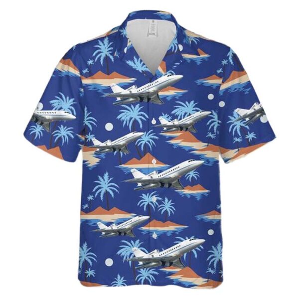 Dassault Falcon 900 (N963RS) Hawaiian Shirt Man Dassault Falcon 900 (N963RS) Hawaiian Shirt Man