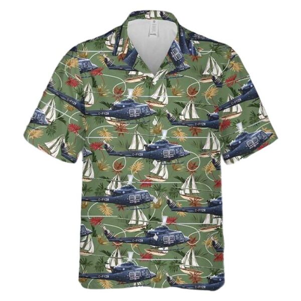 RCAF Bell 412CF Hawaiian Shirt Man RCAF Bell 412CF Hawaiian Shirt Man