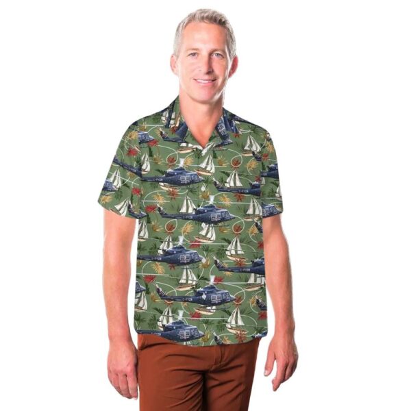 RCAF Bell 412CF Hawaiian Shirt Man RCAF Bell 412CF Hawaiian Shirt Man