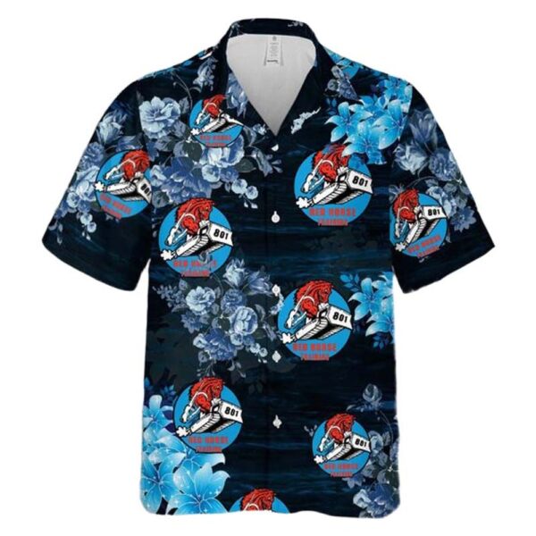US Air Force 801st RED HORSE Training Squadron Aloha Hawaiian Shirt US Air Force 801st RED HORSE Training Squadron Aloha Hawaiian Shirt