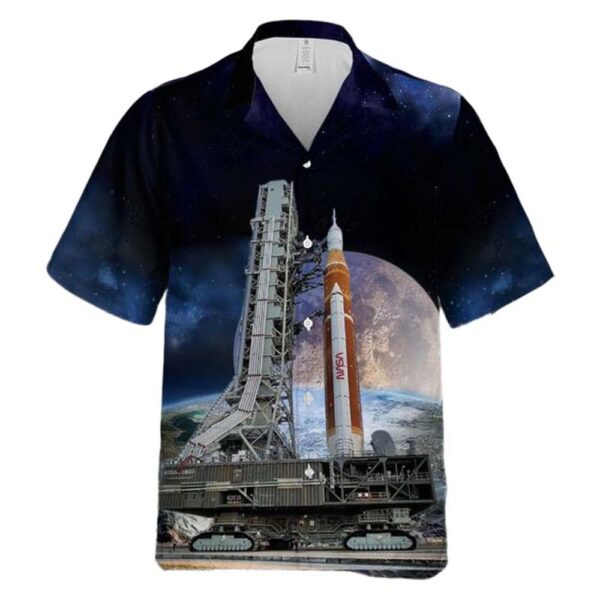 NASA Crawler Transporter Hawaiian Shirt Outfit NASA Crawler Transporter Hawaiian Shirt Outfit
