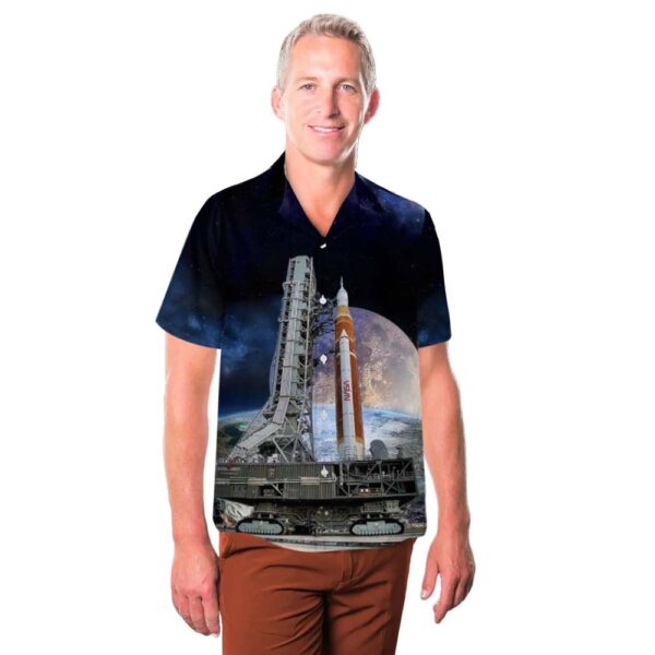 NASA Crawler Transporter Hawaiian Shirt Outfit NASA Crawler Transporter Hawaiian Shirt Outfit