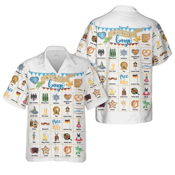 Oktoberfest Bingo Aloha Hawaiian Shirt Oktoberfest Bingo Aloha Hawaiian Shirt