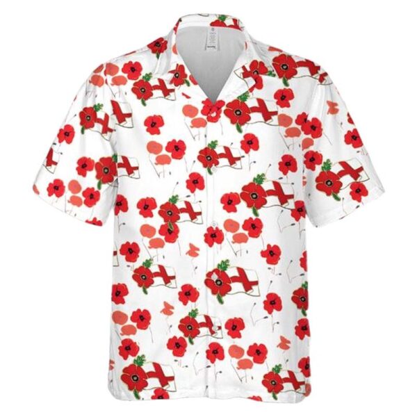 Red Poppy England Flag Badges Lest We Forget Remembrance Day Veteran Solider Hawaiian Shirt Man Red Poppy England Flag Badges Lest We Forget Remembrance Day Veteran Solider Hawaiian Shirt Man