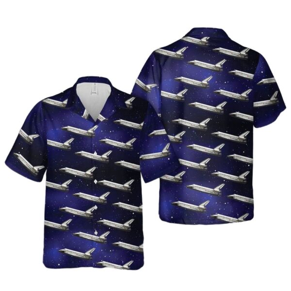 Space Shuttle Columbia OV-102 Button Up Hawaiian Shirt Space Shuttle Columbia OV-102 Button Up Hawaiian Shirt