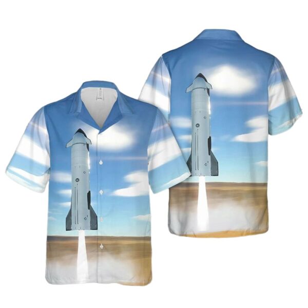 Spacex Starship Block 2 Aloha Hawaiian Shirt Spacex Starship Block 2 Aloha Hawaiian Shirt