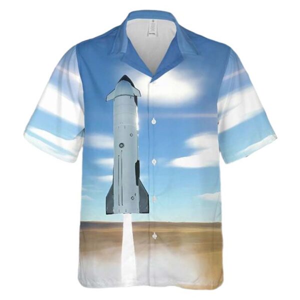 Spacex Starship Block 2 Aloha Hawaiian Shirt Spacex Starship Block 2 Aloha Hawaiian Shirt