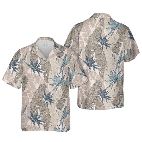 Tropical Bird Of Paradise Flower Button Up Hawaiian Shirt Tropical Bird Of Paradise Flower Button Up Hawaiian Shirt
