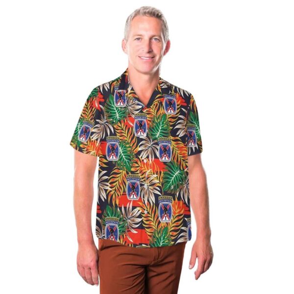 US Army 1st Brigade Combat Team 10th Mountain Division Cheap Hawaiian Shirt US Army 1st Brigade Combat Team 10th Mountain Division Cheap Hawaiian Shirt