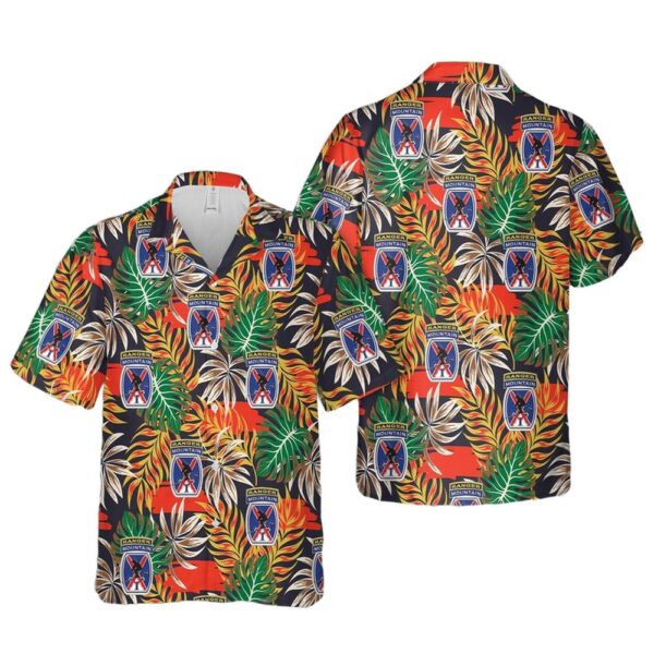 US Army 1st Brigade Combat Team 10th Mountain Division Cheap Hawaiian Shirt US Army 1st Brigade Combat Team 10th Mountain Division Cheap Hawaiian Shirt
