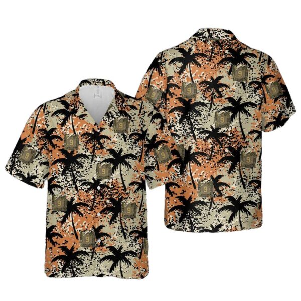 US Army 9th Infantry Regiment DUI Aloha Hawaiian Shirt