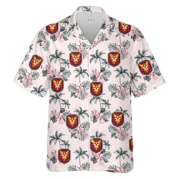 US Army Joint Medical Command – Medical Corps Button Up Hawaiian Shirt