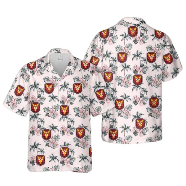 US Army Joint Medical Command – Medical Corps Button Up Hawaiian Shirt